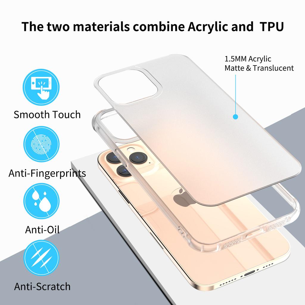 Прозрачный матовый жесткий акриловый чехол для телефона для Iphone 14 13 11 12 Pro Max Mini Xr X Xs 7 8 Plus с отверстием для динамика, передняя вращающаяся крышка