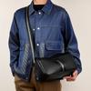 First Layer Cowhide Simple Men's Single Shoulder Crossbody Bag for Commuting and Leisure, Large Capacity Small Shoulder Bag, New Style Bag
