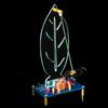 Magnetic Electromagnetic Swing Science Kit DIYer Swaying Pendulum with LED Light Electronic Oscillator Soldering Project