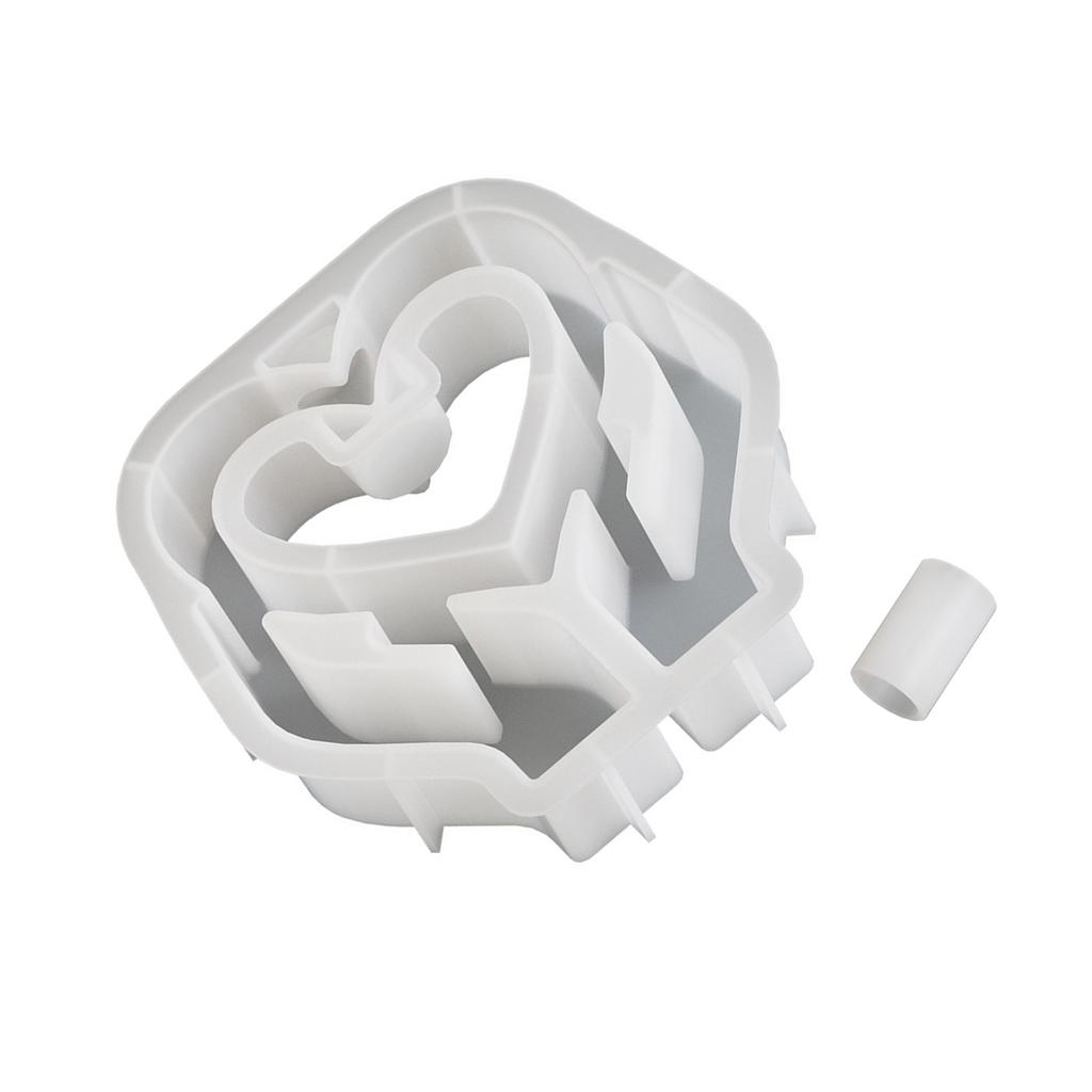 Flowerpot Vase Molds Designing Adorable Hydroponic Plant Displays with Heart Silicone Flowerpot Molds Silicone Texture