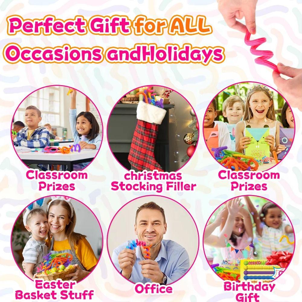 Улучшение внимания Сделай сам Сенсорные полоски Игрушки Растягивающаяся сенсорная палочка Забавные игрушки Дети