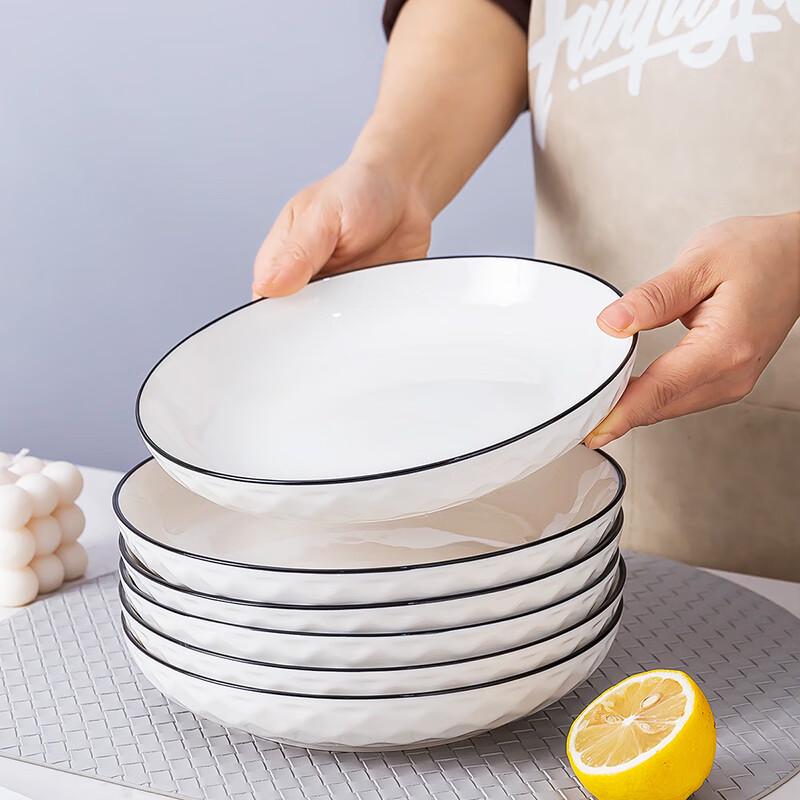 Керамические обеденные тарелки Jingdezhen подглазурной росписи