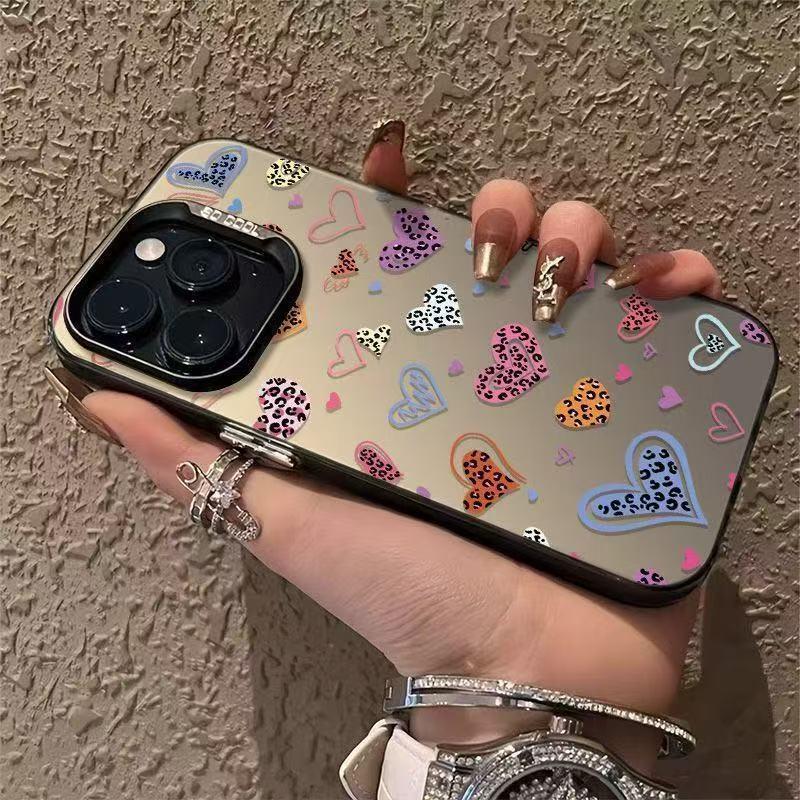 Чехол iPhone 17 с рисунком 'Сердце' Ударопрочный для 16 Pro / 15 / 14X / 13 Pro Max