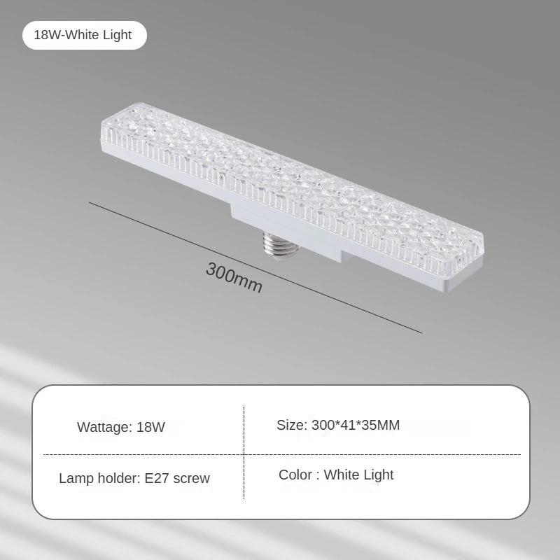 E27 светодиодная ленточная лампа сверхяркая винтовая потолочная лампа бытовая высокая мощность яркость длинная хрустальная лампа 18 Вт/24 Вт