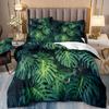 Tropical Rainforest 3D Printed Bedding Three-Piece Plant Flower Quilt Cover