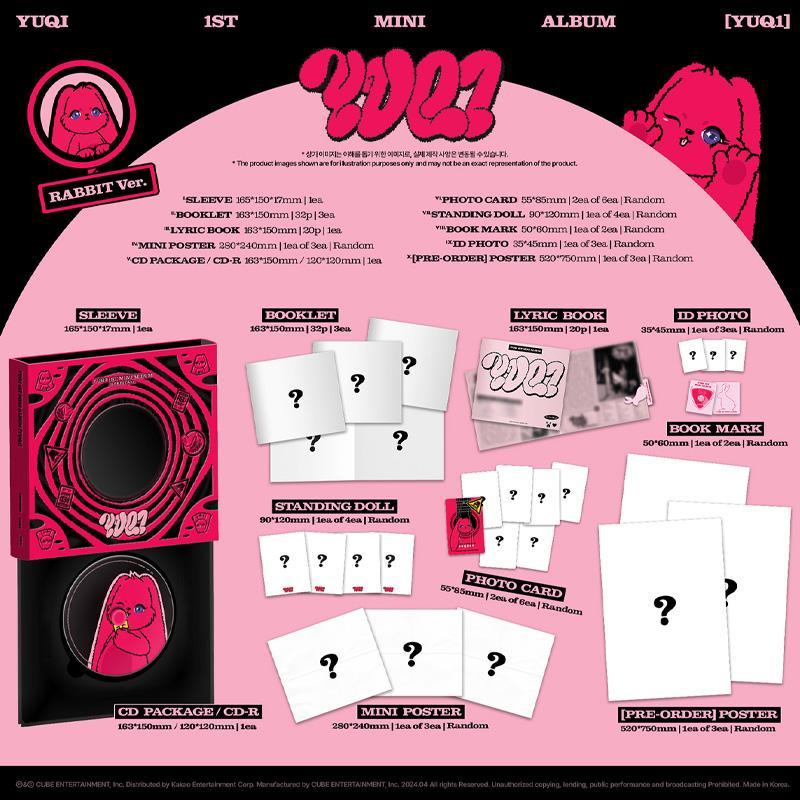 YUQI ((G)I-DLE) - Mini [YUQ1] (STAR Ver. / RABBIT Ver.)