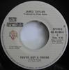 7-дюймовая пластинка JAMES TAYLOR Youve Got A Friend Fire Rain GS45180 Warner Bros. Канада Рок Использованный