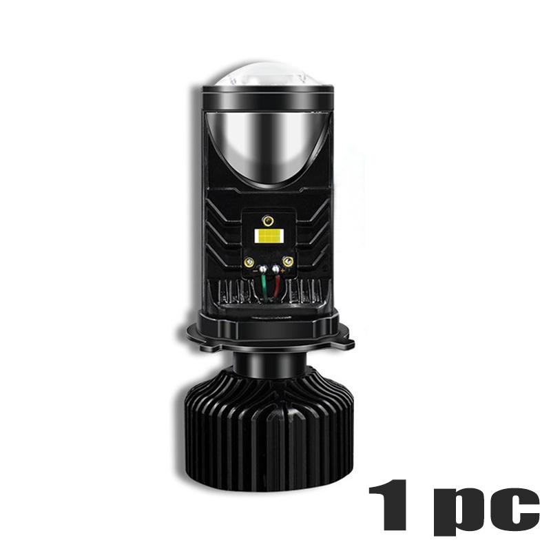 Car Y6D H4 LED Projector Headlight Projector Lens with Fan Automobile Hi Lo Beam LED Headlight Motorcycle Bulb 12V 6000K RHD LHD