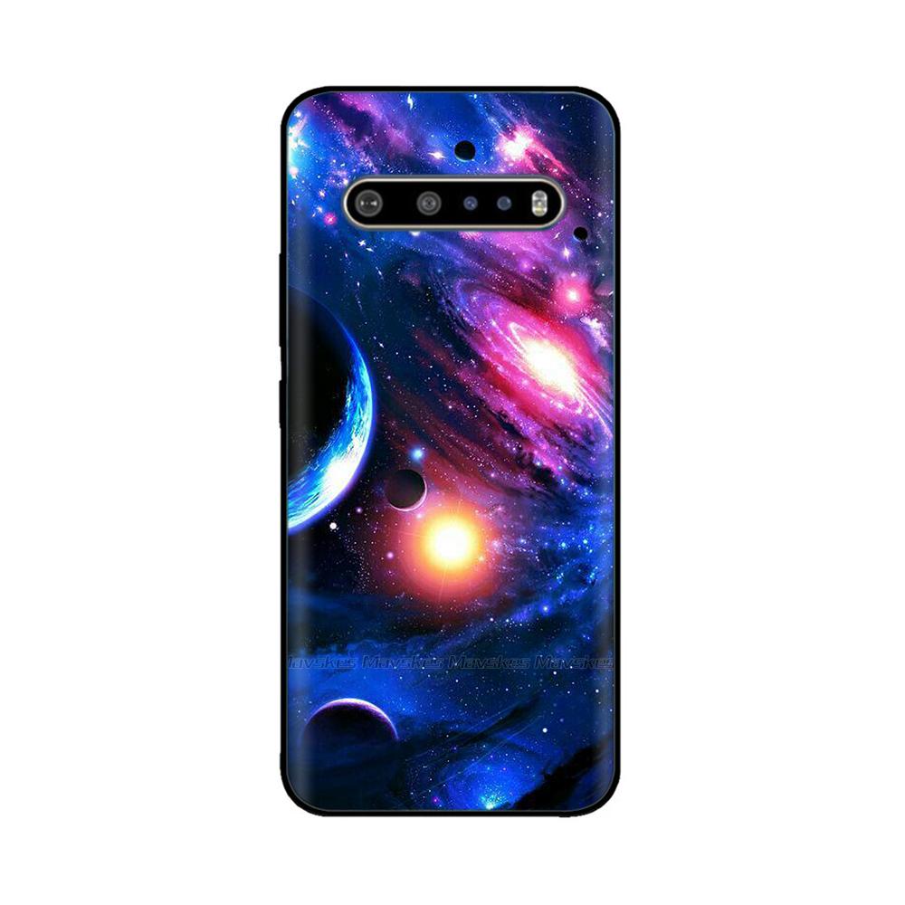 Для чехла LG V60 ThinQ 6.8" Мягкий силиконовый ТПУ чехол для телефона Funda Для LG V60 ThinQ 5G V 60 Задняя крышка lgV60 ThinQ coque Бампер Оболочка