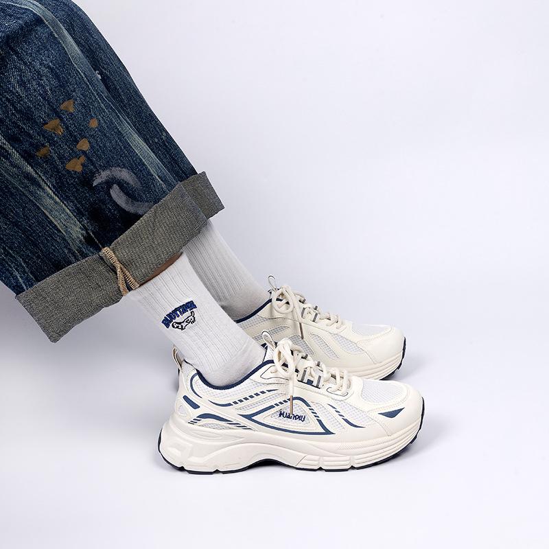 Глобальный дизайн, усиленная спортивная обувь, весна 2025, новый тренд, дышащая повседневная обувь, популярная ретро-туфля для пап