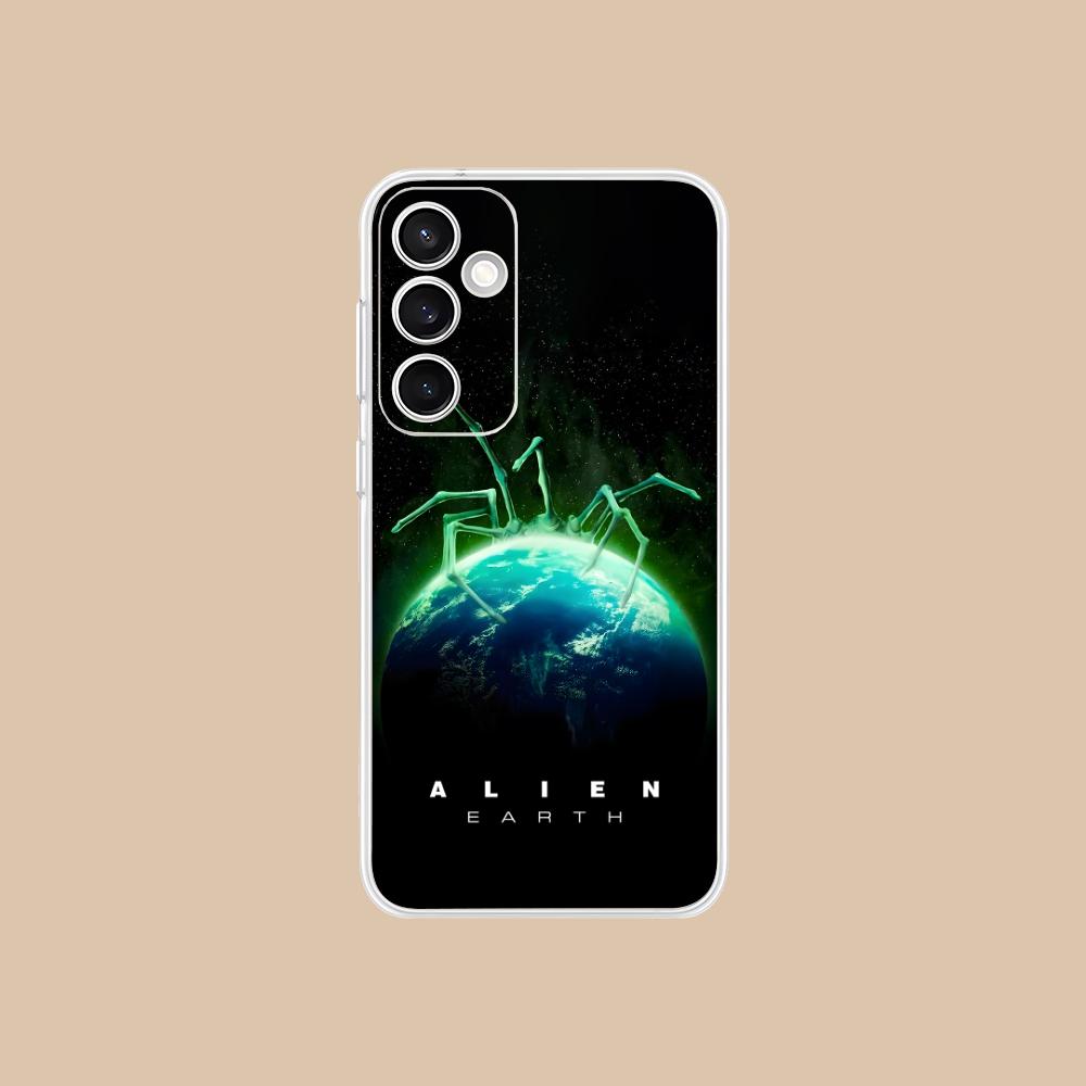 Чехол для мобильного телефона Alien Earth для Samsung Galaxy S25 S24 S23 S22 S21Plus FE Ultra Прозрачный Цветной Чехол Чехол Красивый