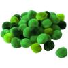 15 Mm Green Gradient Pompoms X 45