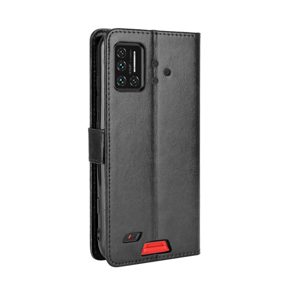 Для Umidigi Bison Кошелек-чехол с подставкой и слотами для карт – Ударопрочный, пылезащитный, деловой, прочный, откидная кожаная крышка
