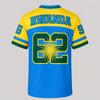 2026 New Casual Loose-fitting Sports Jersey T-shirt with Rwandan Print, Men's and Women's V-neck Short-sleeved Top
