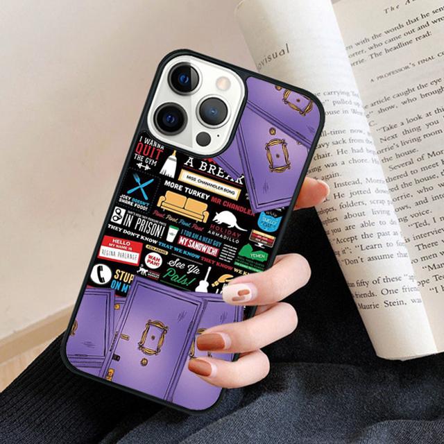Friends TV Show Series funny Phone Case Back Cover for iPhone 17 Air 16 15 14 13 11 12 Pro Max Plus Fundas