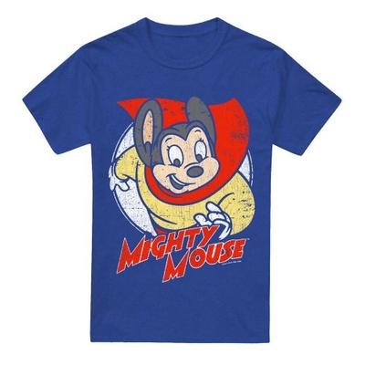 Футболка Mighty Mouse для взрослых унисекс Mighty Circle