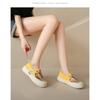 Couple Style Canvas Shoes for Women In Autumn New Thick Soled Cute Cartoon Women's Shoes