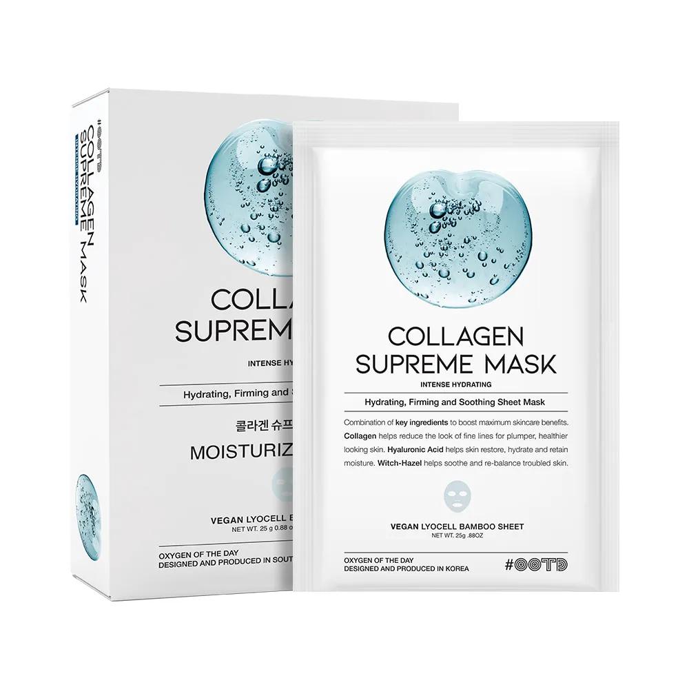 OOTD Листовая маска Beauty Collagen Supreme Увлажняющая и подтягивающая, 10 шт. – Уход за эластичностью и текстурой кожи