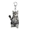 Брелок в форме мультяшного кота 2D акриловый брелок в виде кота ключи вечеринки универсальный брелок сумка брелок аксессуар