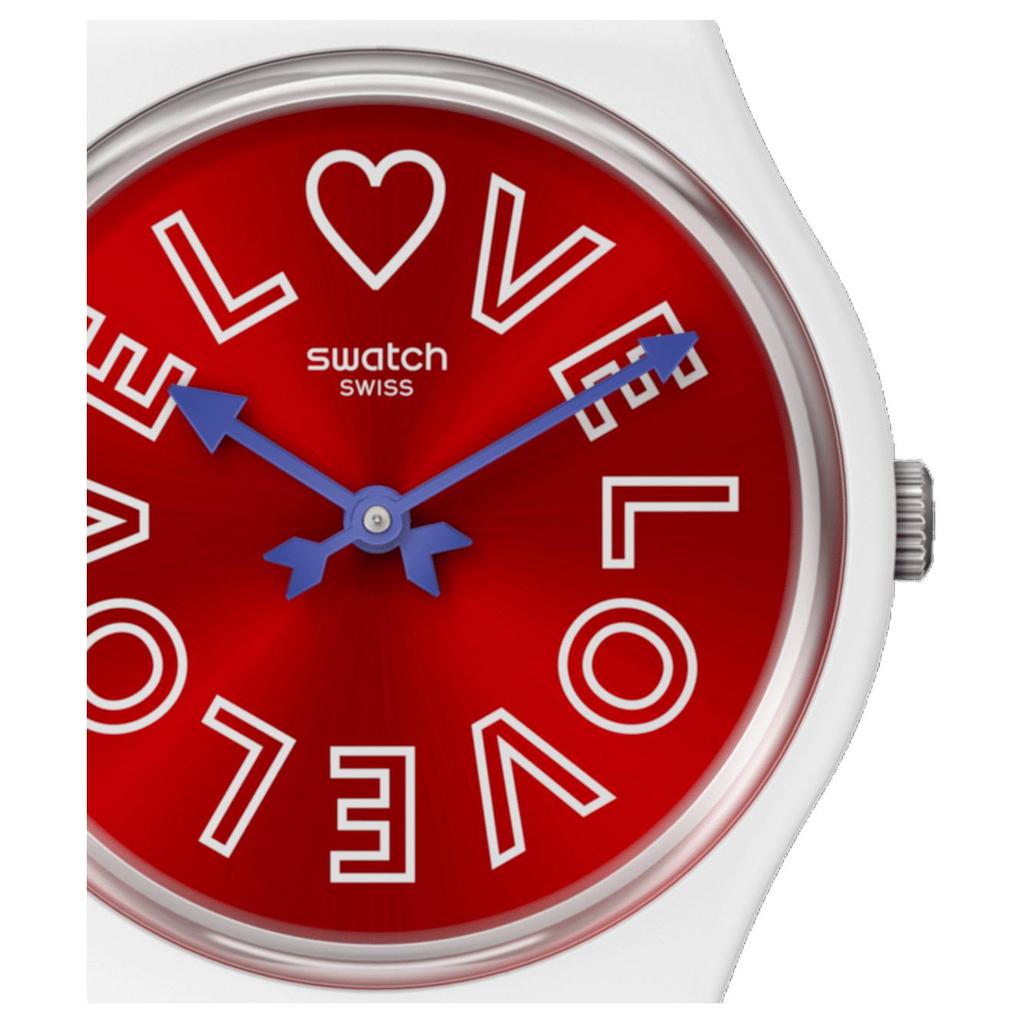 Swatch Унисекс 34 мм Красные Часы SO28W109 SO28W109