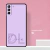 Индивидуальный чехол с пастельными инициалами имени Для Samsung Galaxy S23 S22 Ultra Plus S8 S9 S10 Plus Note 10 20 S21 FE S20 FE Чехол