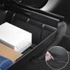 Аксессуары для Tesla Model Y 2022, автомобильный ящик для хранения под сиденьем, автомобильный мусорный бак, выдвижной органайзер, ящик