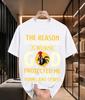2026 New 100 Cotton Tshirt Vintage Gun Rooster Funny Quote Graphic Print Unisexs Casual Tee Casual Short Sleeve