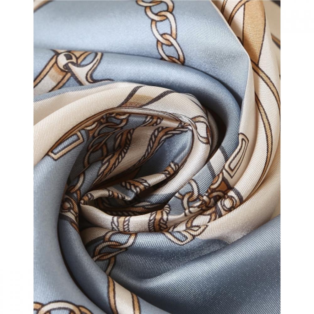 Daks Blue Dd Chain Scarf   Ring Set Dcsc6f703b1