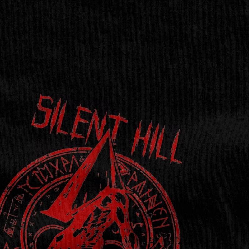 Смешная Пирамидоголовый The Order Silent Hill Печатная Футболка Мужская Женская Хлопковая Футболка Классическая Оверсайз Мужская Одежда