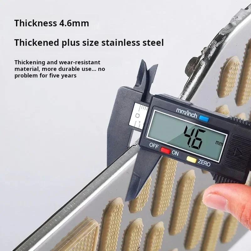 Износостойкая педаль из нержавеющей стали для автомобиля, утолщенная педальная панель, основная кабина, металлический ремонт, защитный коврик для ног, аксессуары для автомобиля