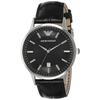 Emporio Armani EMPORIO ARMANI Watch, Stainless Steel (SS) with Leather Strap, AR2411