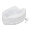 Raised Toilet Seat with Lid 300 Lbs Heavy Duty Elevated Toilet Seat with Tightening Clamps Raised