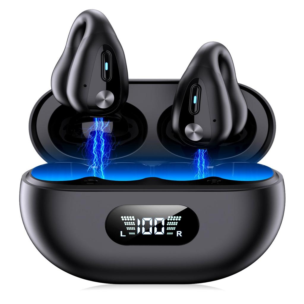 Беспроводные наушники Bluetooth наушники спортивного типа беспроводные наушники беспроводная зарядка совместимы с двойным светодиодным дисплеем питания водонепроницаемые