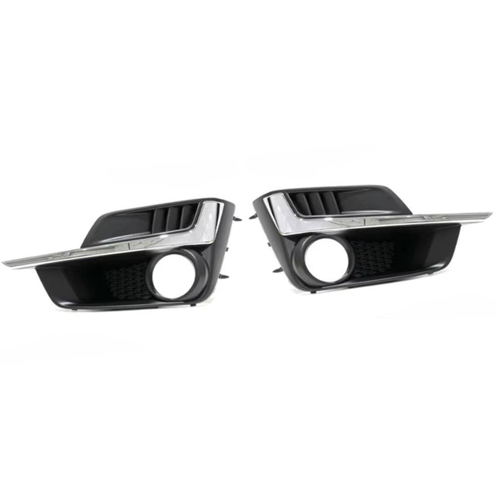 Car Front Fog Light Cap Hood Lid Bezel for Subaru Impreza 2015 2016 Lamp Frame Cover Foglight Foglamp Chrome Trim 57731FJ310