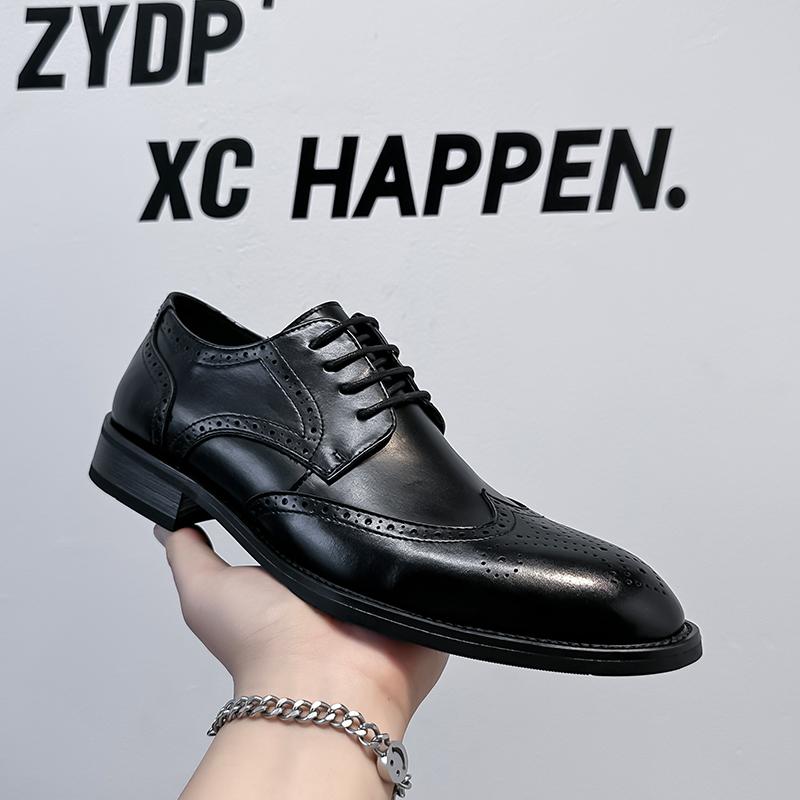 Fashion Leather Shoes For Man Genuine Leather Big Size Shoes High Quality Designer Formal Shoes Casual Shoes Fashion Business