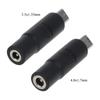 4.0x1.7mm/3.5x1.35mm DC Power Female To Micro USB Male Plug Connector Adapter for Phone Tablet Charger Converter