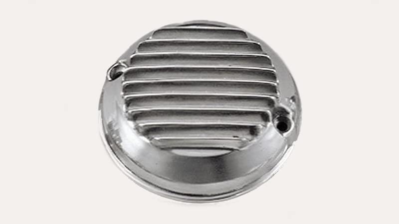 Kijima Motorcycle Parts Aluminum Point Cover for Honda CB400F Part Number Dress-Up Cover, Air-Cooled Engine, 101-0271