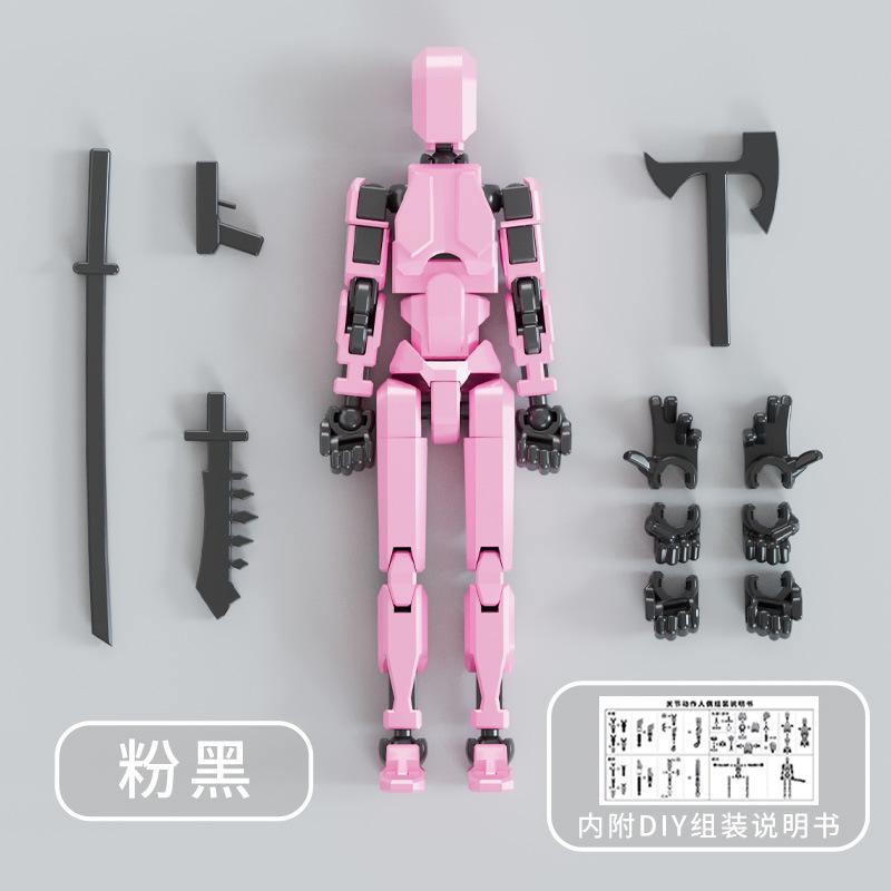 3D Printed Mannequin Action Figures Toys Dummy 13 Shapeshift Robot Multi-Jointed Movable Kids Adults Parent-children Games Gifts