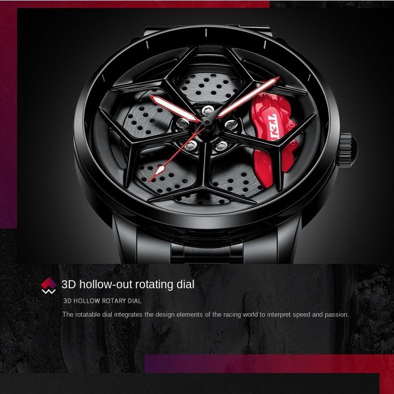 SVJ оригинальные часы со ступицей колес, трехмерные полые автомобильные суппорты Tc5, модифицированные водонепроницаемые часы для мужчин
