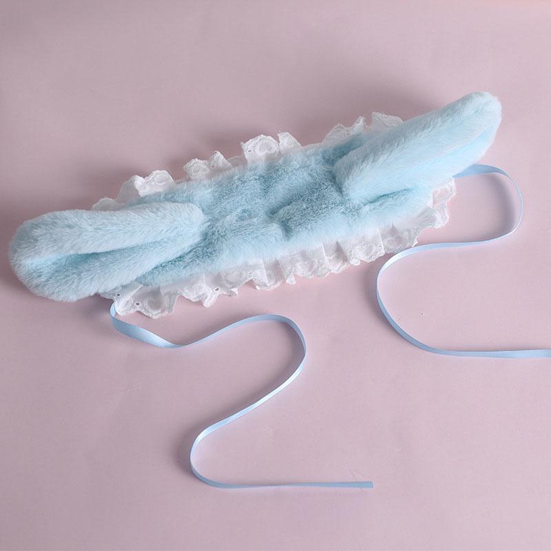 Головной убор в виде ушек в виде животных в стиле Лолиты, плюшевая повязка на голову с ушками кролика, аксессуары для головных уборов