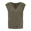 Топ с короткими рукавами selina kalamata с V-образным вырезом женский