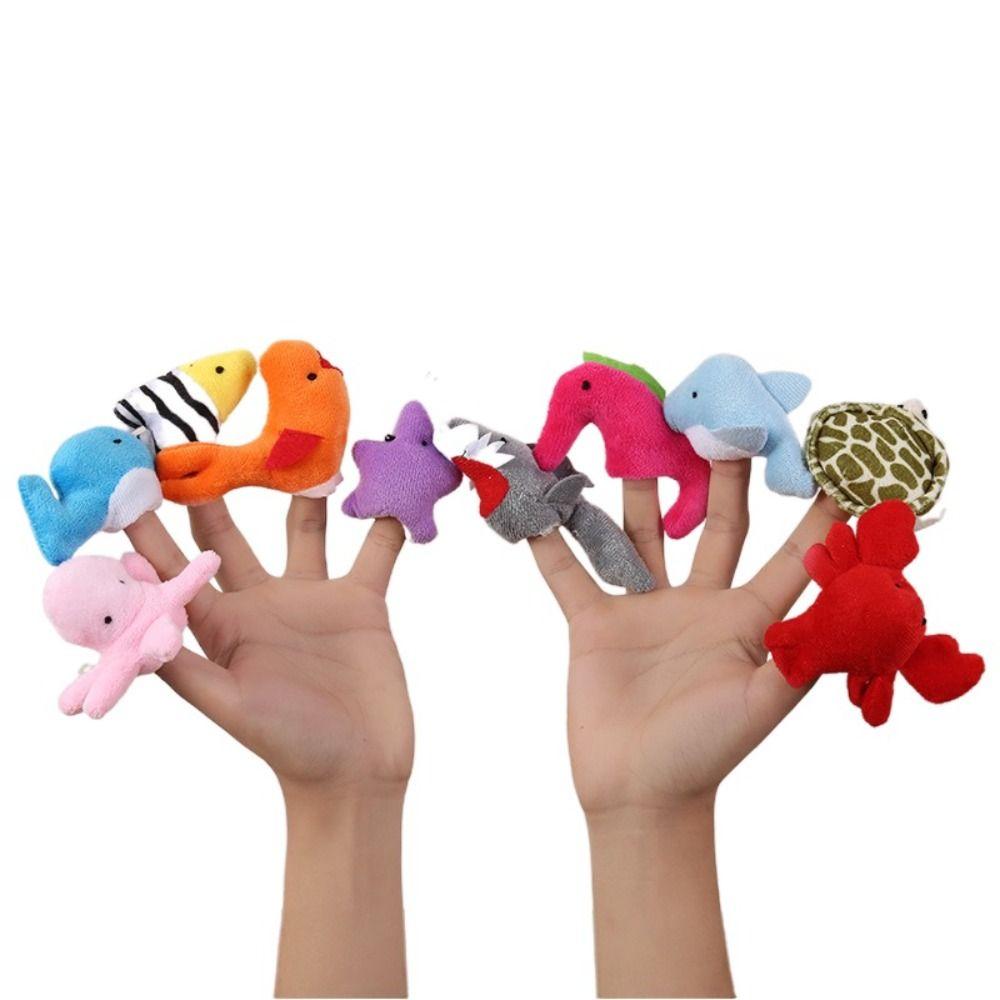 Safety Mini Animal Hand Puppet Sea Animals Marine Organism Hand Puppet  Parent-Child