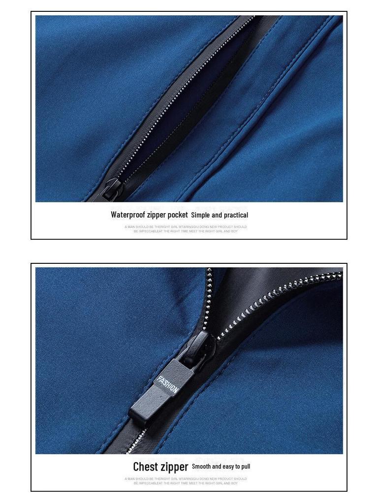 Men's Trendy Autumn Hooded Sports Jacket - Casual, Fashionable, and Breathable