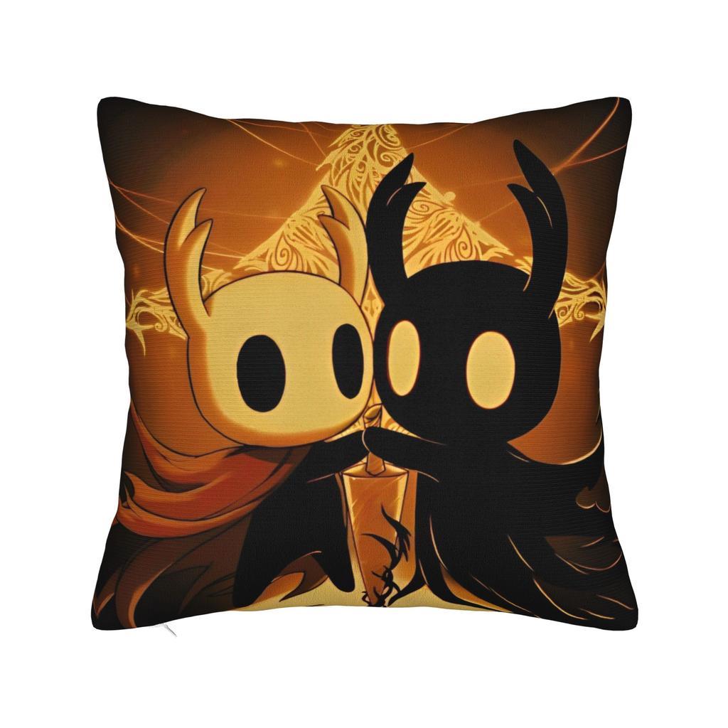 Hollow Knight Silksong Квадратные Наволочки Полиэстер Постель Автомобиль Подушка-подушка для сидения Декор для дома Наволочка для декоративной подушки 4040