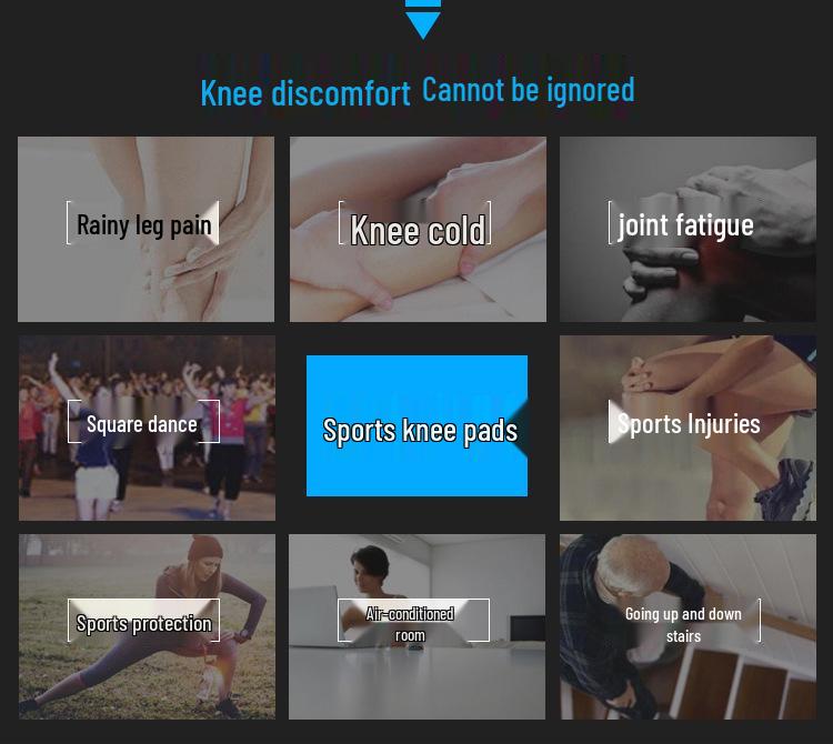 Теплые самонагревающиеся магнитотерапевтические наколенники для осени и зимы - Поддерживают здоровье суставов и спортивные результаты.
