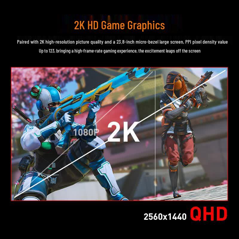 HKC High Refresh Rate Gaming Monitors CN plug (adapter included)