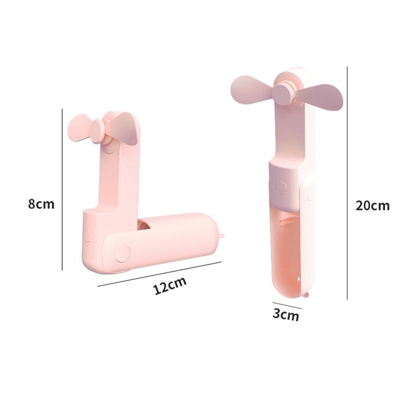 Новый портативный небольшой вентилятор, портативный креативный мини-трехскоростной регулируемый сплошной цвет, небольшой зарядный вентилятор