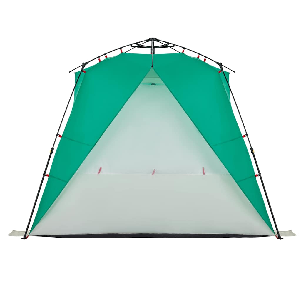Beach Tent for 4 Persons Sea Green Quick Release Waterproof