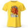 I'm A Unicorn Printed T-Shirt 100% Cotton Oversized Mythic Graphic Tees for Men Women Summer Tops Kawaii Streetwear