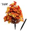 Artificial Flowering Plant Set Petunia Flower Stake, Fake Morning Glory Ground Stake Flower, UV Resistant Garden Plants Outdoor UV?Resistant Floral